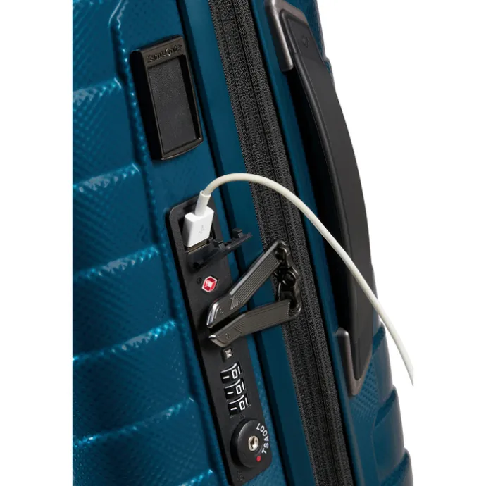 Samsonite Proxis Spinner 55/35 Expandable petrol blue