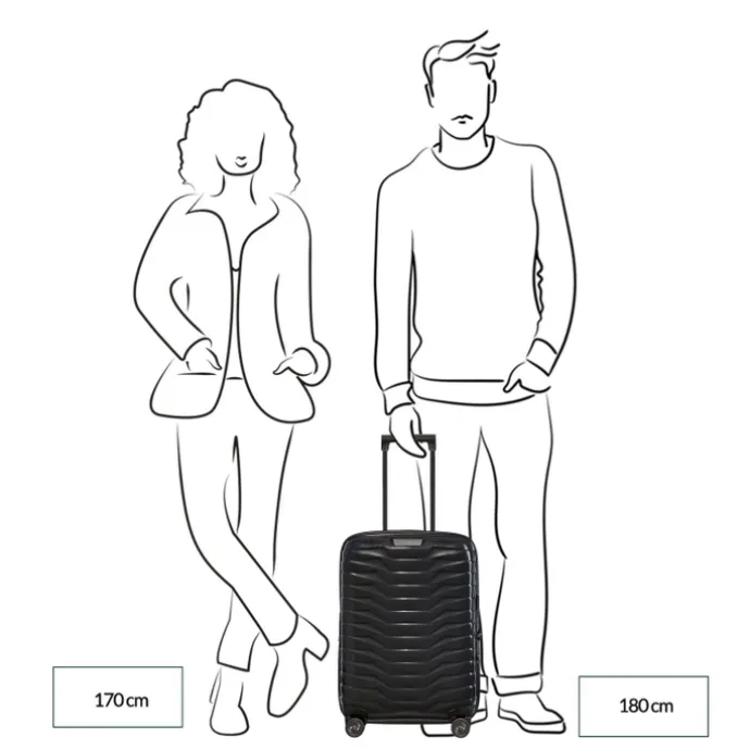 Samsonite Proxis Spinner 55/20 Expandable flame