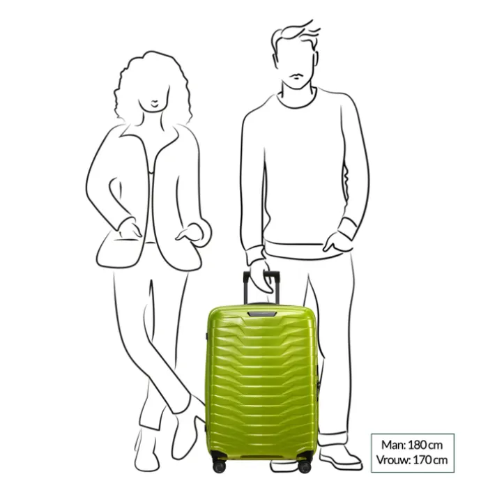 Samsonite Proxis Spinner 69 lime
