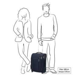 Samsonite Respark Upright 55 Expandable midnight blue