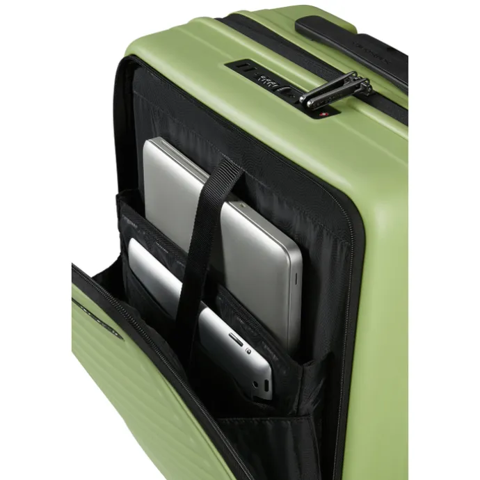 Samsonite Restackd Spinner 55/20 Expandable Easy Access wasabi