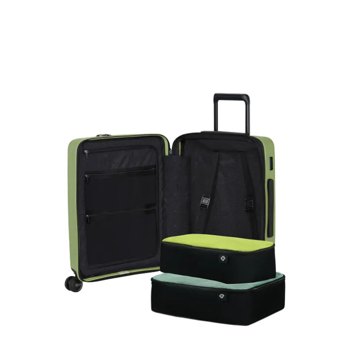 Samsonite Restackd Spinner 55/20 Expandable Easy Access wasabi