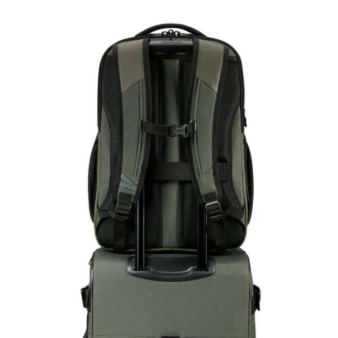 Samsonite Roadseeker Laptop Backpack L Expandable dark olive
