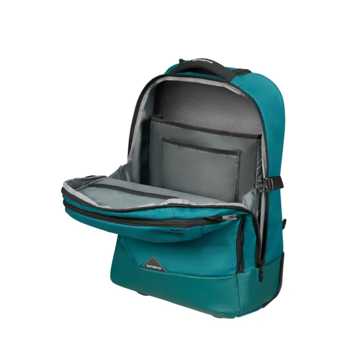Samsonite Roadseeker Laptop Wheeled Backpack 17.3" deep teal