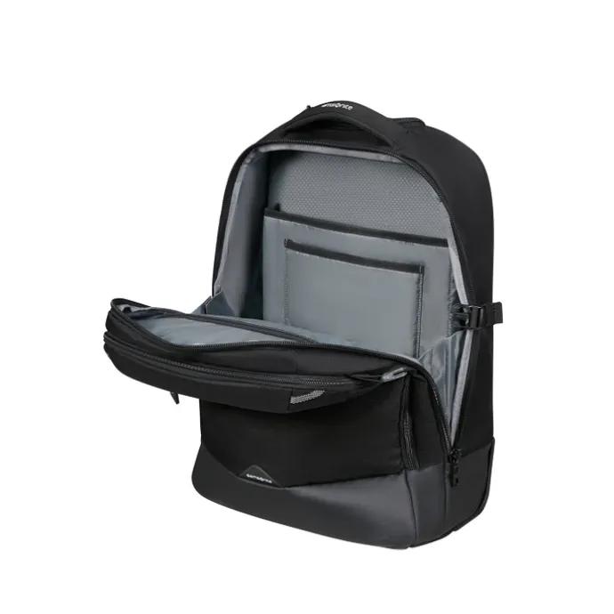 Samsonite Roadseeker Laptop Wheeled Backpack 17.3" deep black