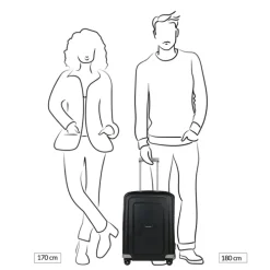 Samsonite S'Cure Spinner 55 aqua blue