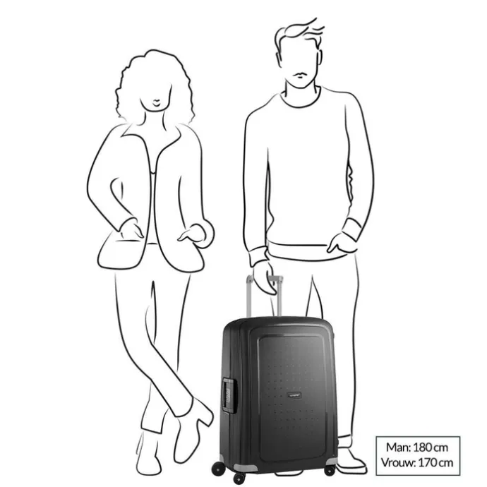 Samsonite S'Cure Spinner 69 silver