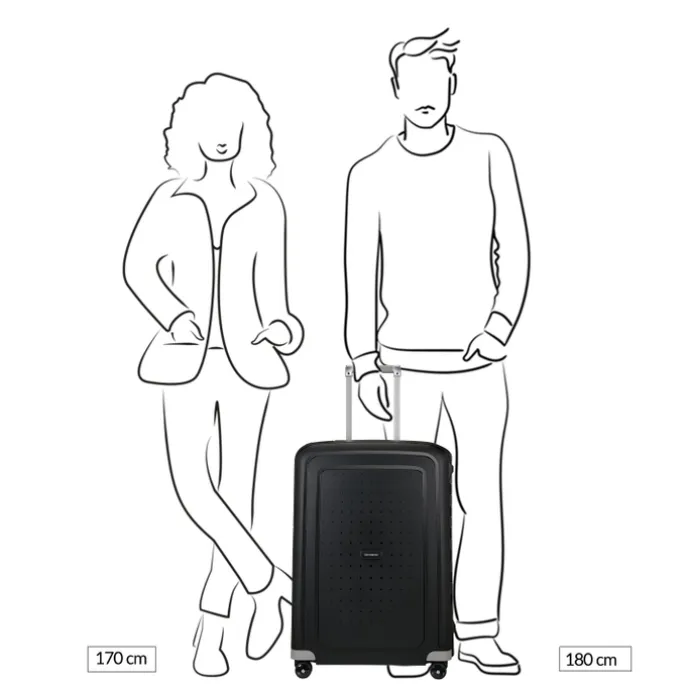 Samsonite S'Cure Spinner 69 aqua blue