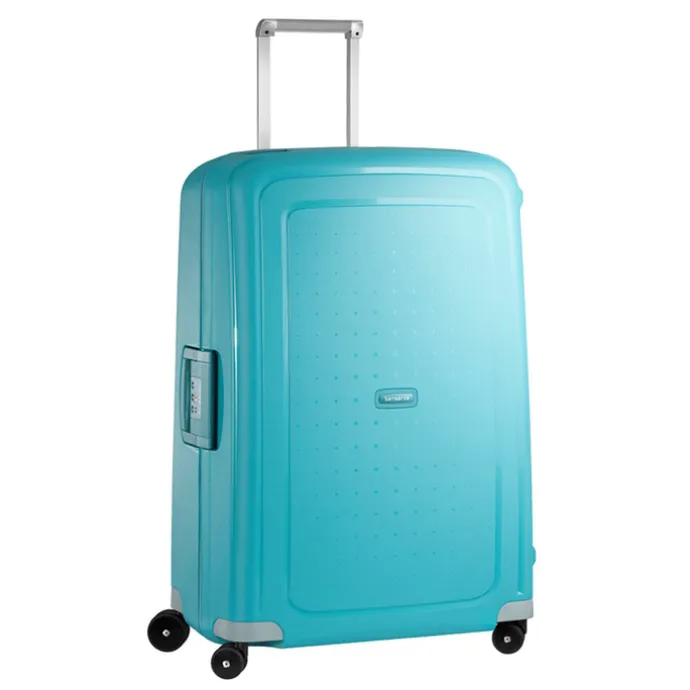 Samsonite S'Cure Spinner 55 + 75 Set aqua blue