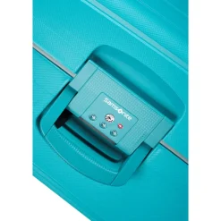 Samsonite S'Cure Spinner 55 + 75 Set aqua blue
