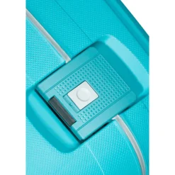 Samsonite S'Cure Spinner 55 + 75 Set aqua blue
