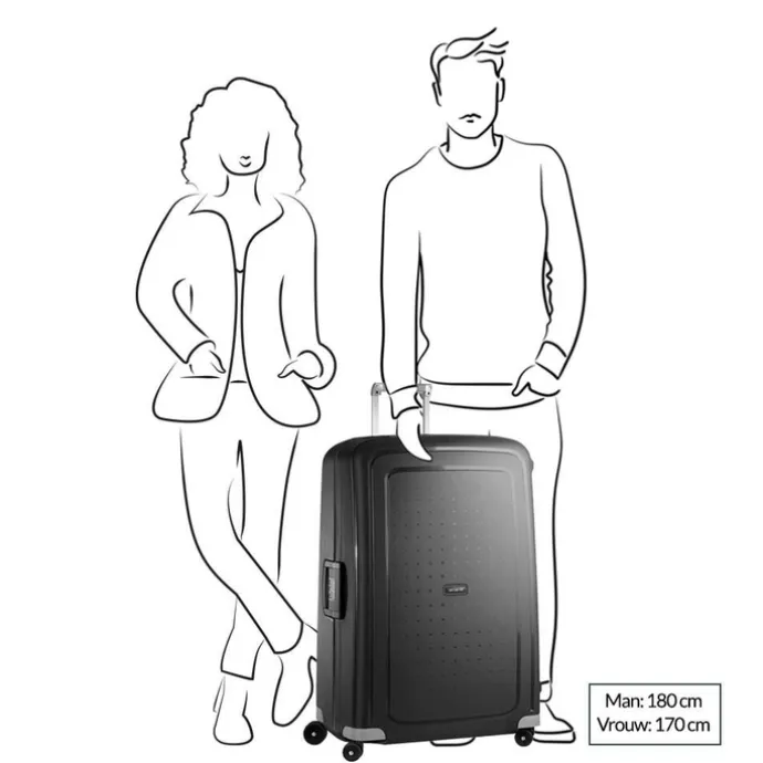 Samsonite S'Cure Spinner 81 crimson red