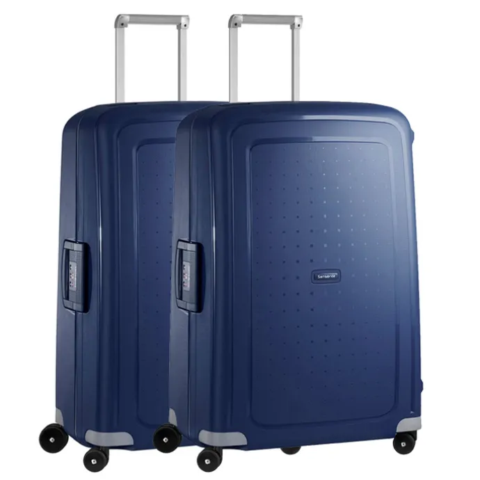 Samsonite S'Cure Spinner 75 Set van 2 dark blue