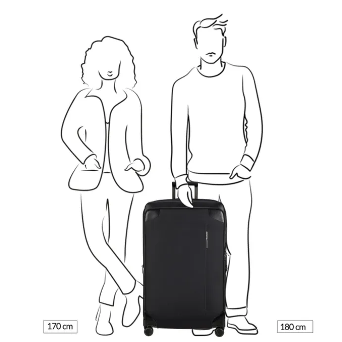 Samsonite Splendix Spinner 79 DF EXP green/black