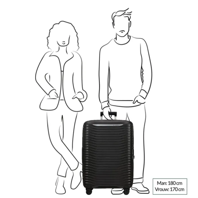 Samsonite Upscape Spinner 75 Expandable blue nights