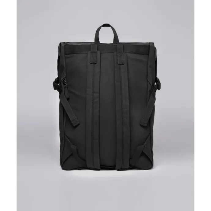 Sandqvist Alfred Backpack black with black webbing