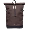 Sandqvist Icon Rolltop Backpack L brown with natural leather