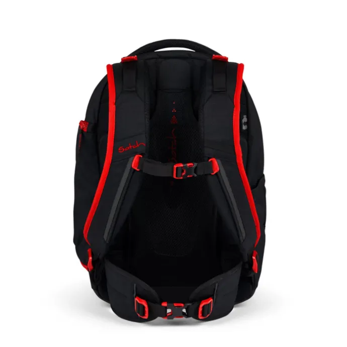 Satch Match School Backpack fire phantom