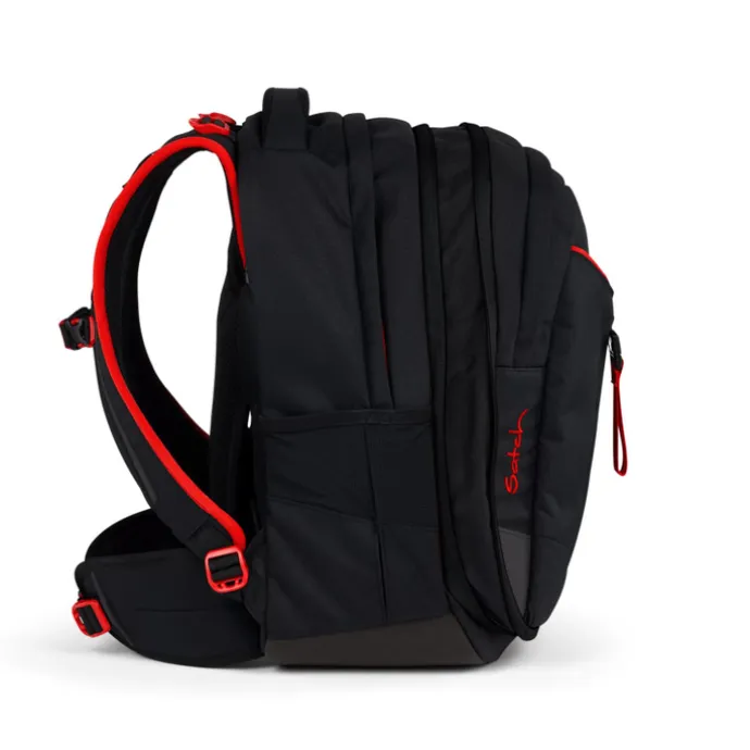 Satch Match School Backpack fire phantom
