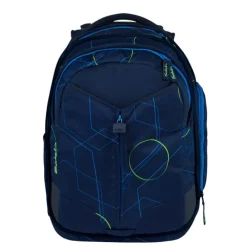 Satch Match School Backpack blue tech