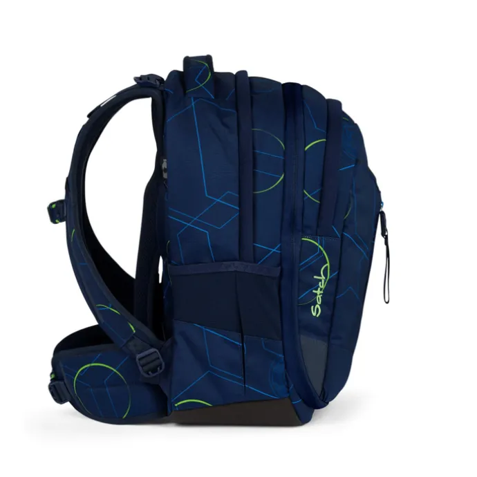Satch Match School Backpack blue tech