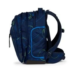Satch Match School Backpack blue tech