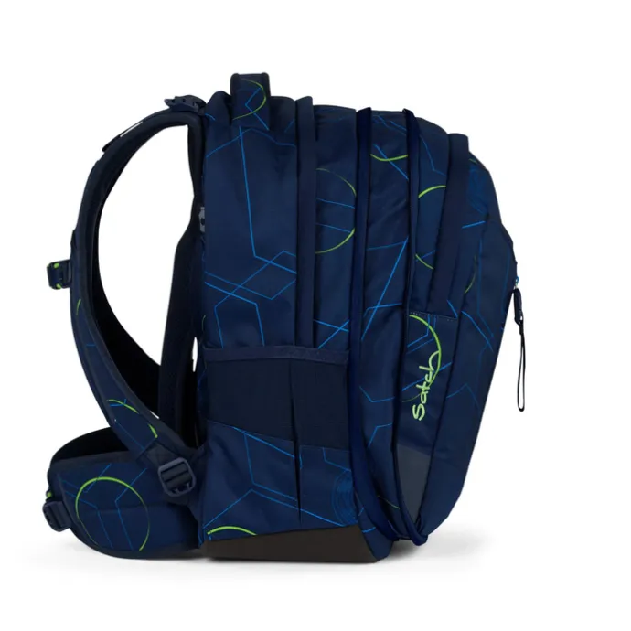 Satch Match School Backpack blue tech