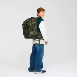 Satch Match School Backpack jurassic jungle
