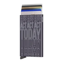 Secrid Cardprotector Laser act today dark purple