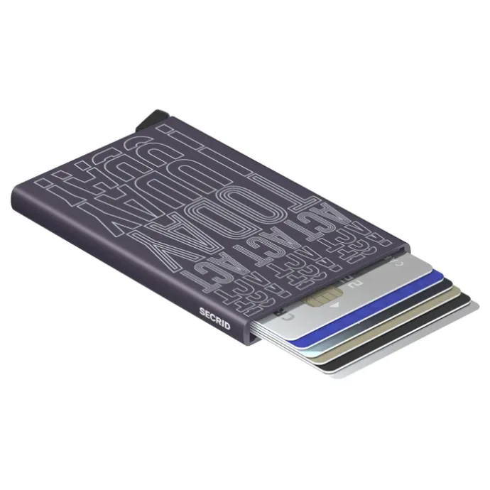 Secrid Cardprotector Laser act today dark purple