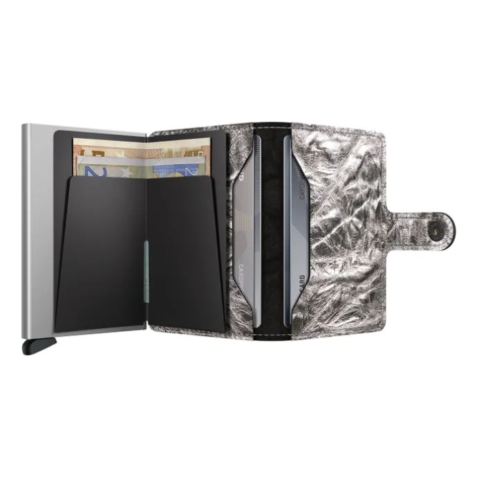 Secrid Miniwallet Crunch silver