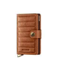 Secrid Miniwallet Emboss Lines cognac