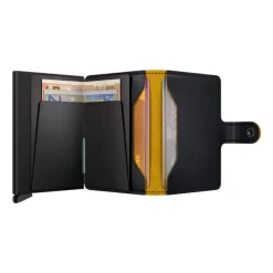Secrid Miniwallet Matte black ochre