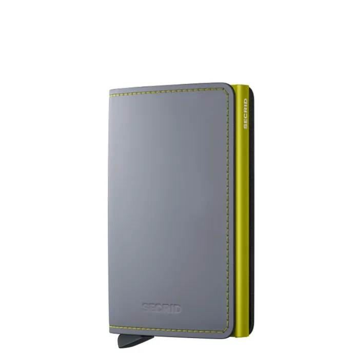 Secrid Miniwallet Matte grey & lime