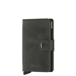 Secrid Miniwallet Portemonnee Vintage olive / black