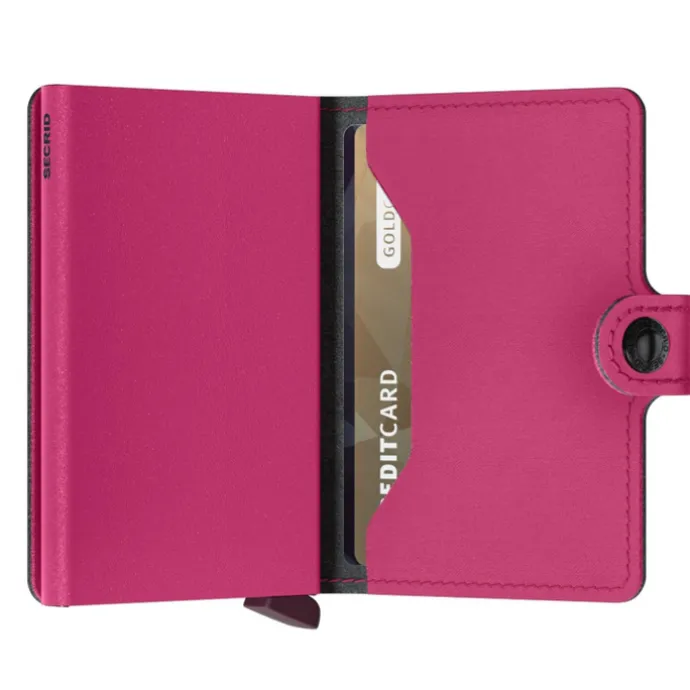 Secrid Miniwallet Portemonnee Yard Powder fuchsia