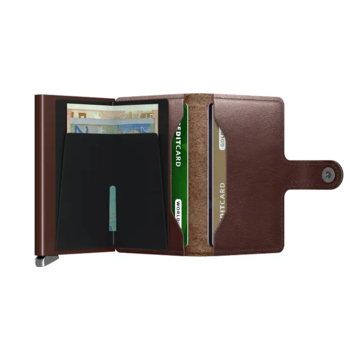 Secrid Miniwallet Portemonnee Dusk dark brown