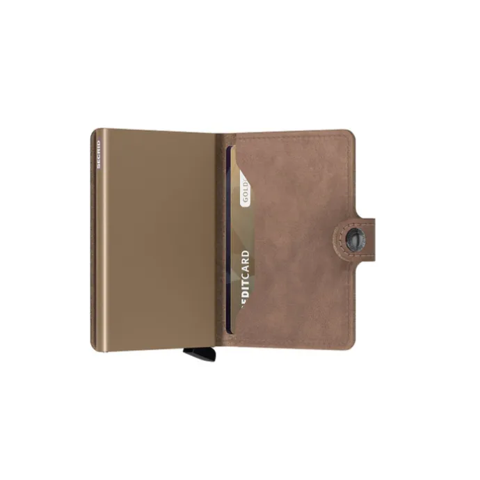 Secrid Miniwallet Portemonnee Vintage taupe