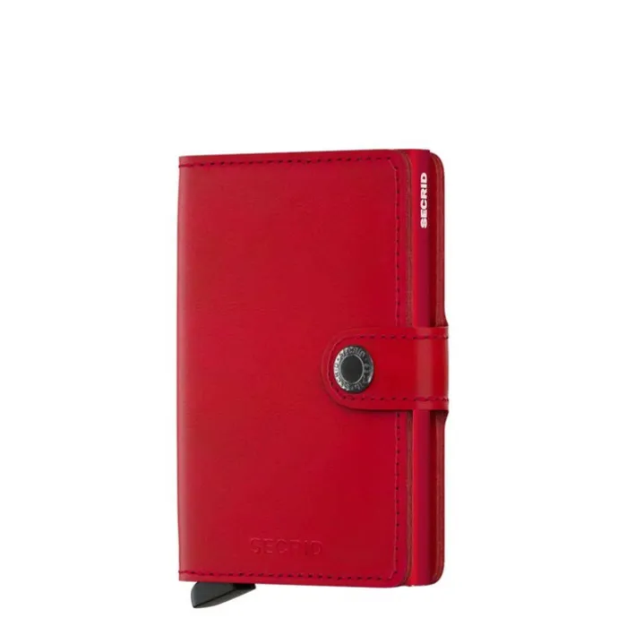 Secrid Miniwallet Portemonnee red leather