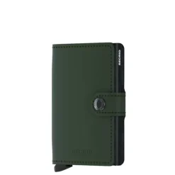 Secrid Miniwallet Portemonnee Matte green / black