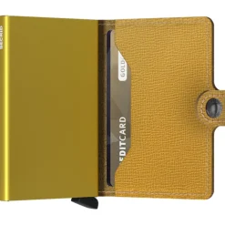 Secrid Miniwallet Portemonnee Crisple ochre