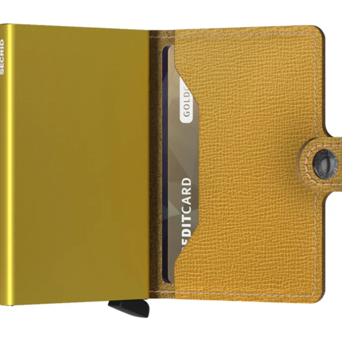 Secrid Miniwallet Portemonnee Crisple ochre