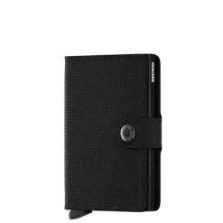 Secrid Miniwallet Portemonnee black crisple