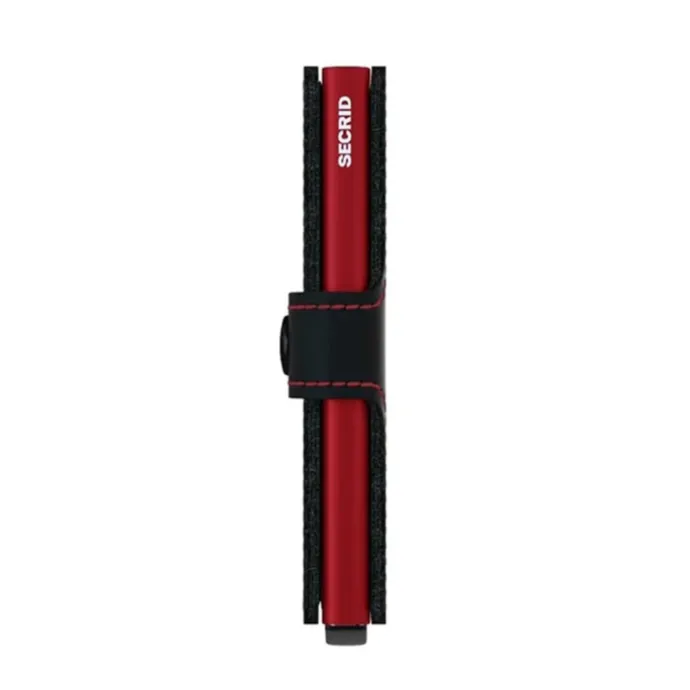 Secrid Miniwallet Wallet Matte black & red