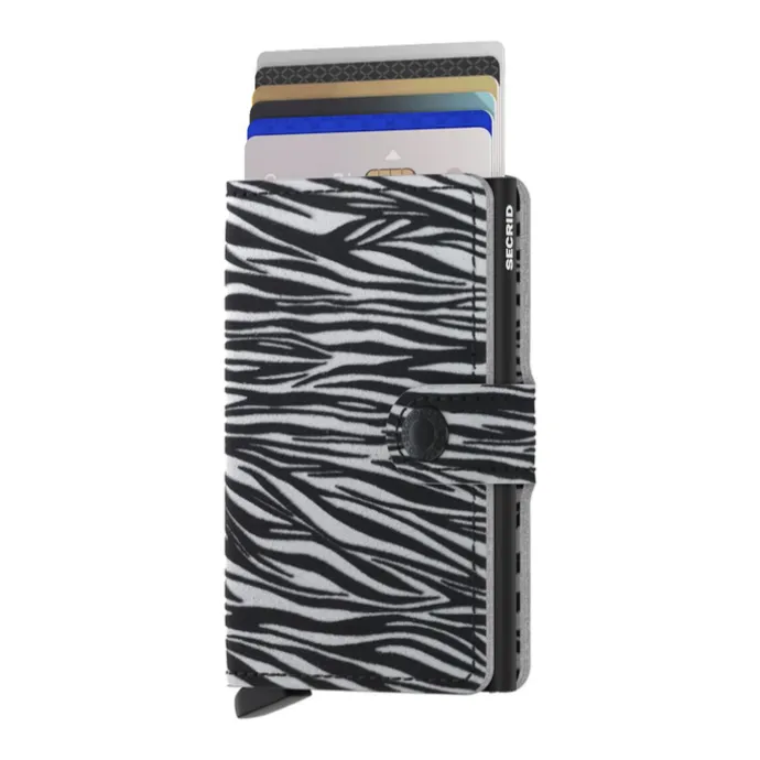 Secrid Miniwallet Zebra light grey