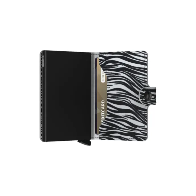 Secrid Miniwallet Zebra light grey