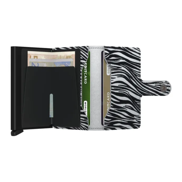 Secrid Miniwallet Zebra light grey