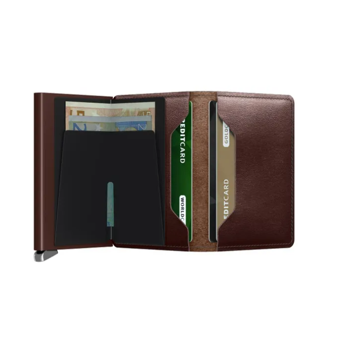 Secrid Slimwallet Portemonnee Dusk dark brown