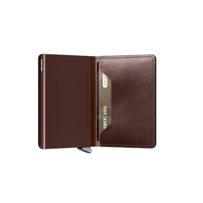 Secrid Slimwallet Portemonnee Dusk dark brown