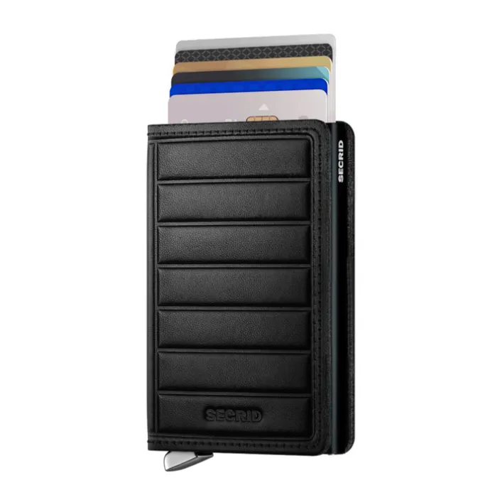 Secrid Slimwallet Portemonnee Emboss Lines black